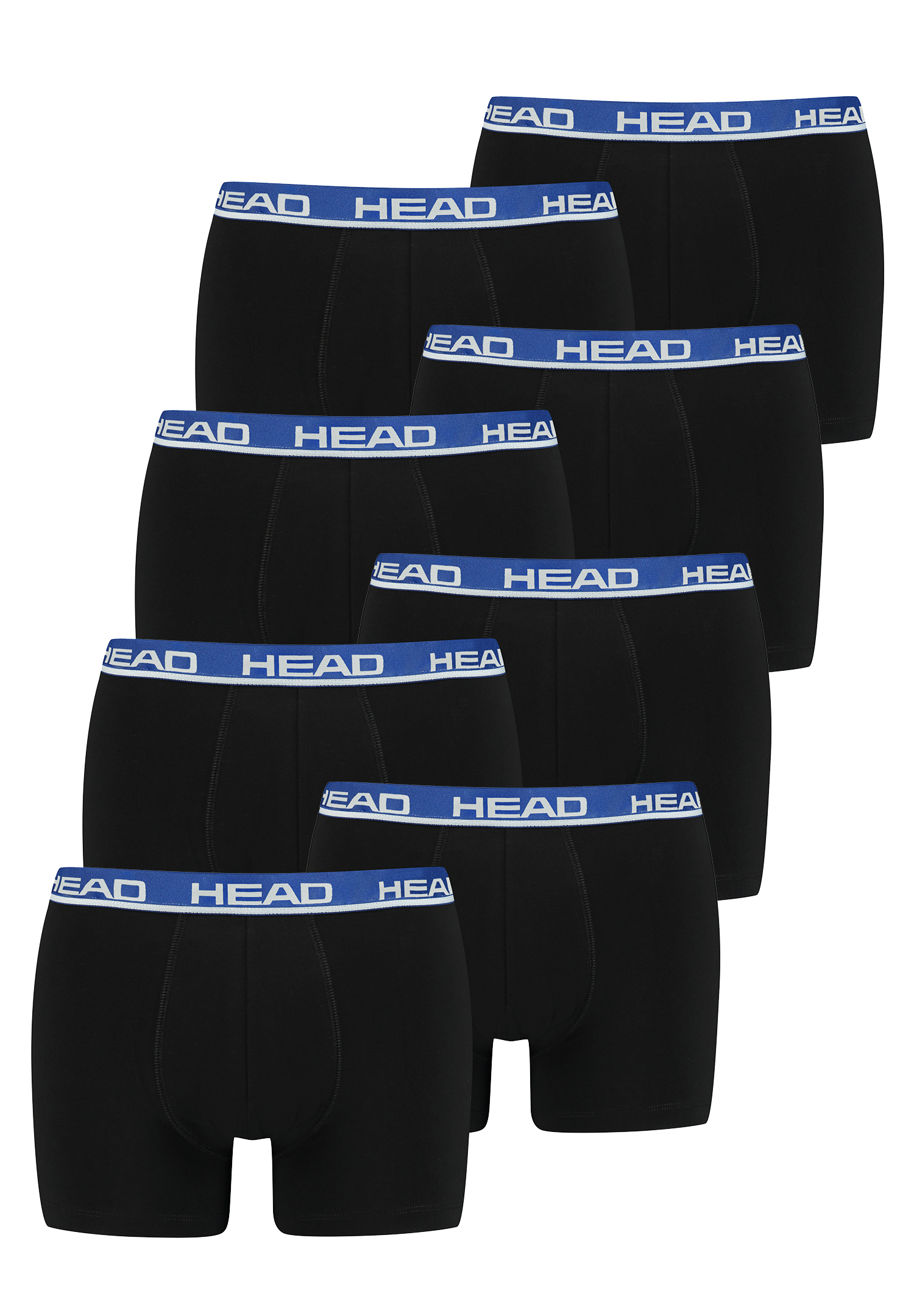 

Боксеры HEAD Boxershorts Head Basic Boxer 8P, цвет 008 - Black / Blue