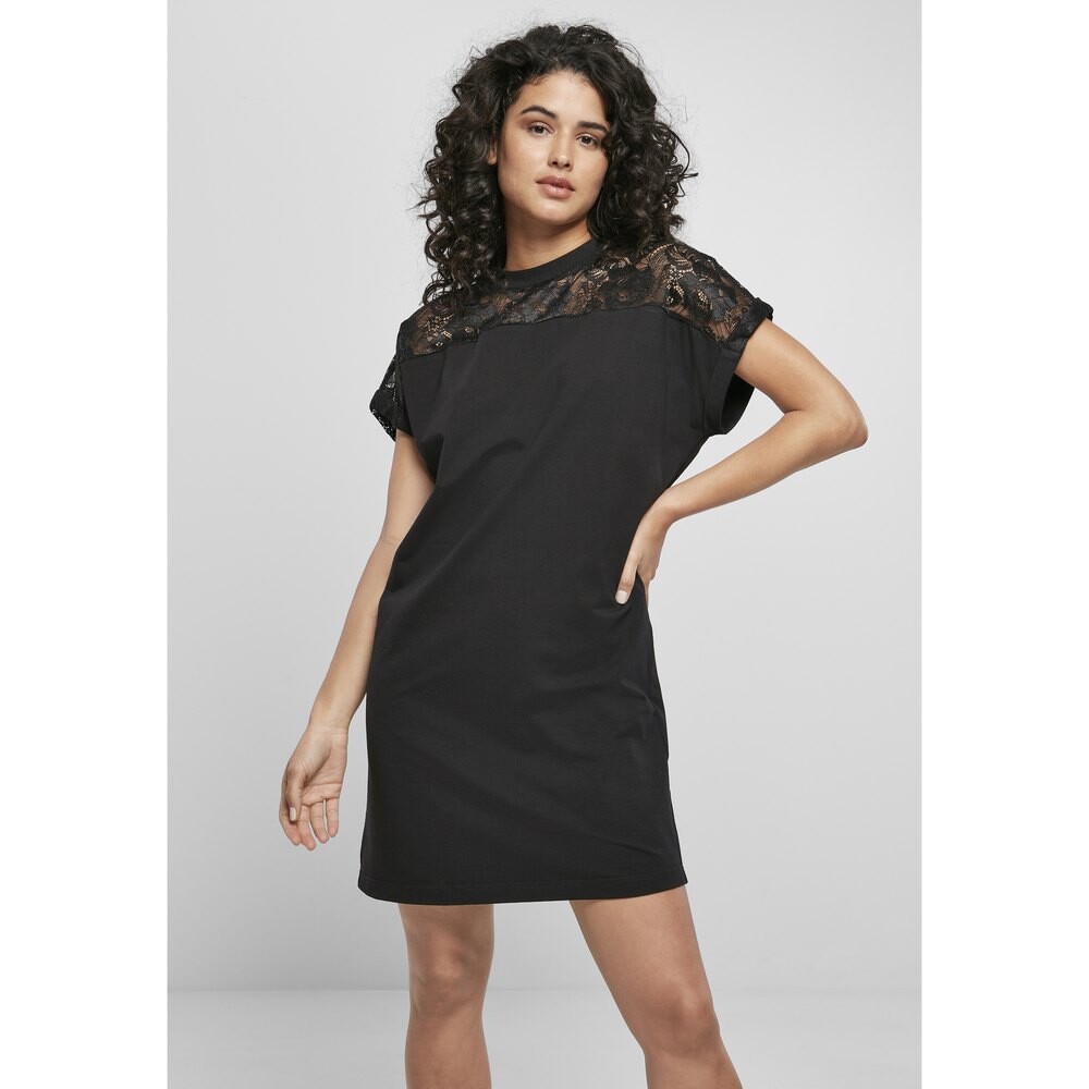 

Платье Urban Classics Lace Big, черный