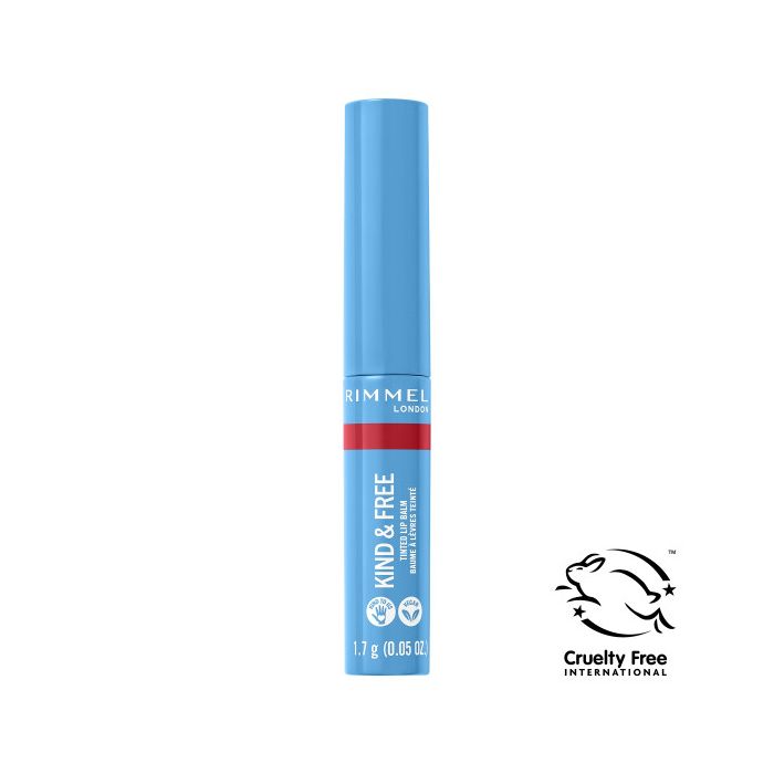 Бальзам для губ Kind & Free Lip Balm Balsamo con color hidratante y nutritivo Rimmel, 005 - Turbo Red набор питание и увлажнение бальзам для губ в подарок