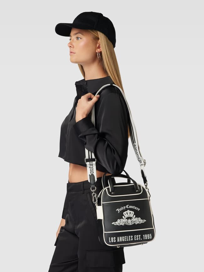 

Сумка-тоут с детальной этикеткой, модель "ВЕРЕСК" Juicy Couture, черный