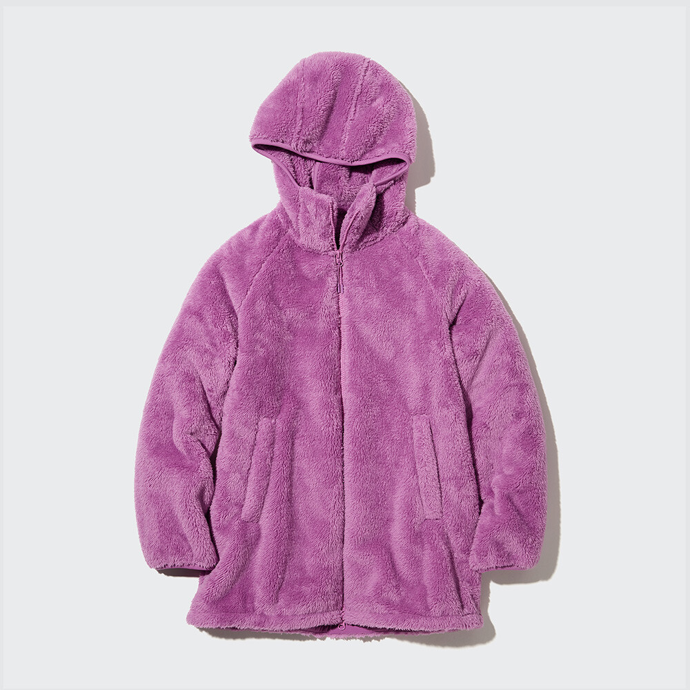 

Женская флисовая толстовка Uniqlo, фиолетовый
