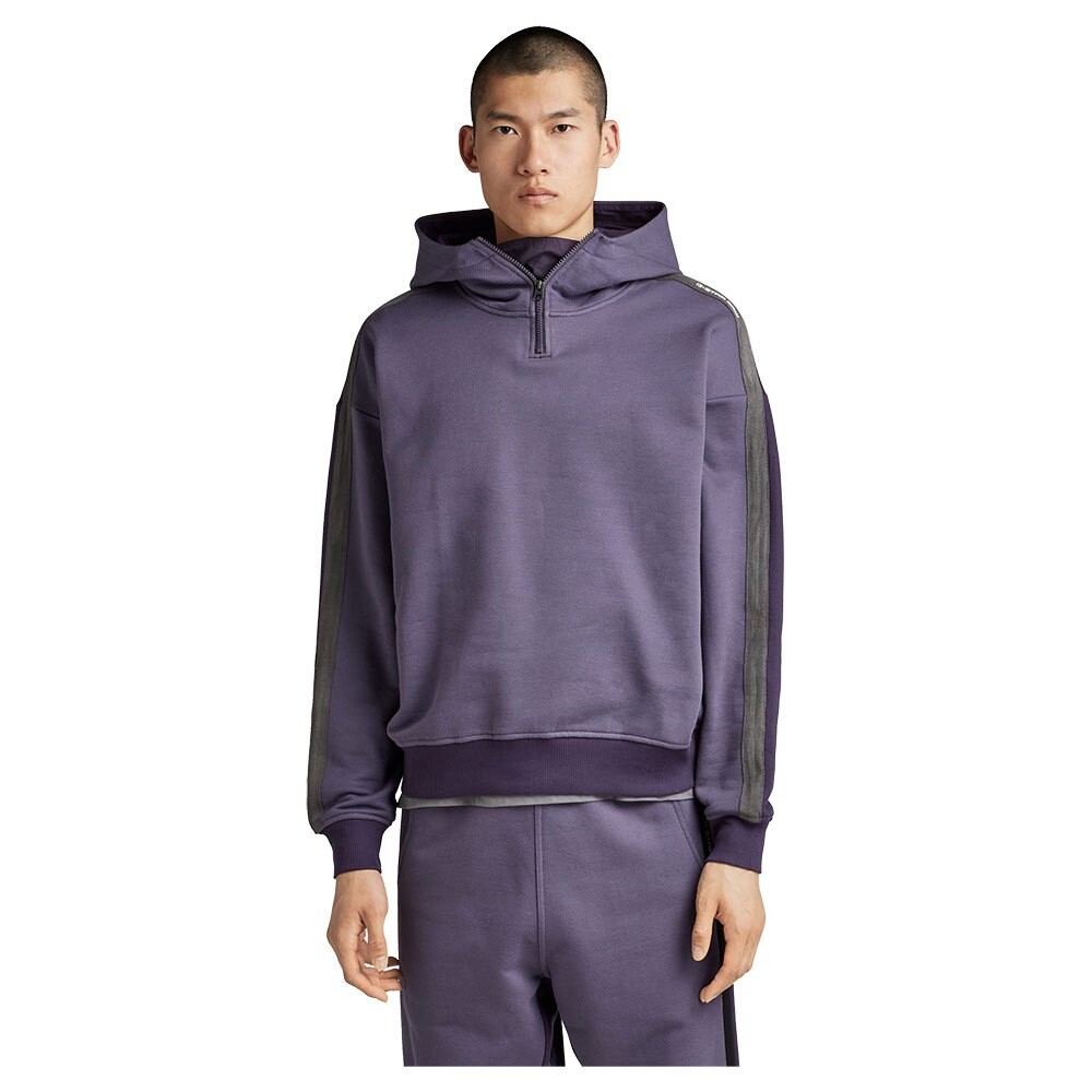 

Худи G-Star Tape Clr Block Loose, фиолетовый