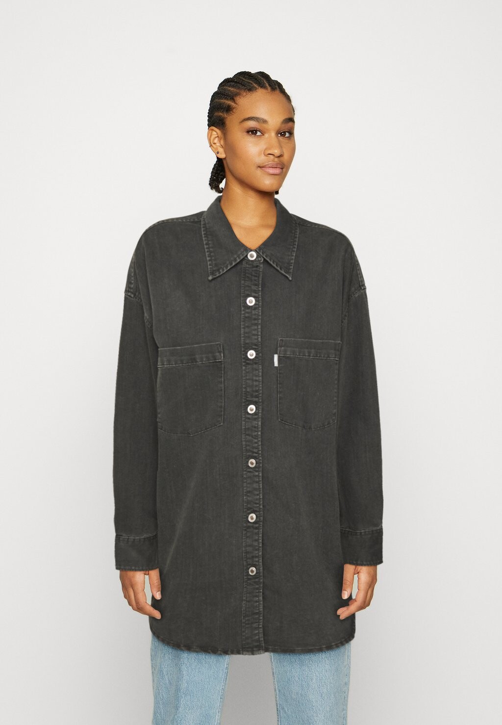 

Рубашка Levi's SILVERTAB LOOSE, цвет black stonewash