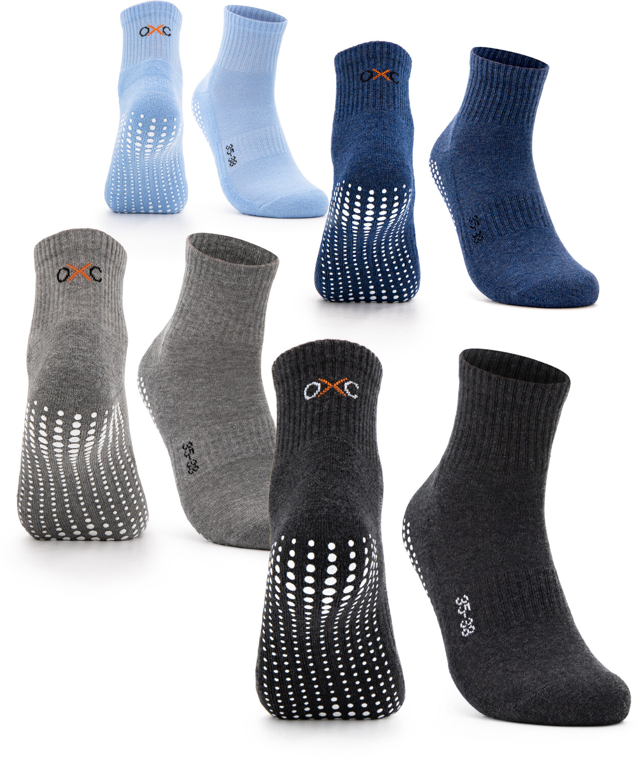

Носки Occulto 4 шт Stopper Madeleine, цвет Schwarz/Grau/Navy/Blau