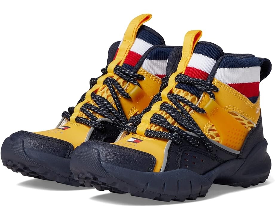

Походные ботинки Tommy Hilfiger Trail Mid, цвет Yellow/Navy