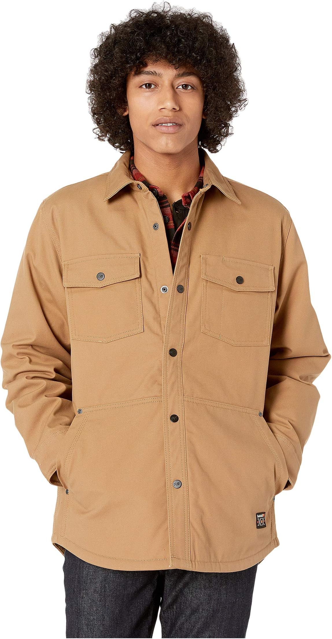 Куртка 20th Anniversary Roughcast Shirt Jacket Timberland PRO, цвет Dark Wheat куртка men s timberland casual cargo jacket small цвет wheat