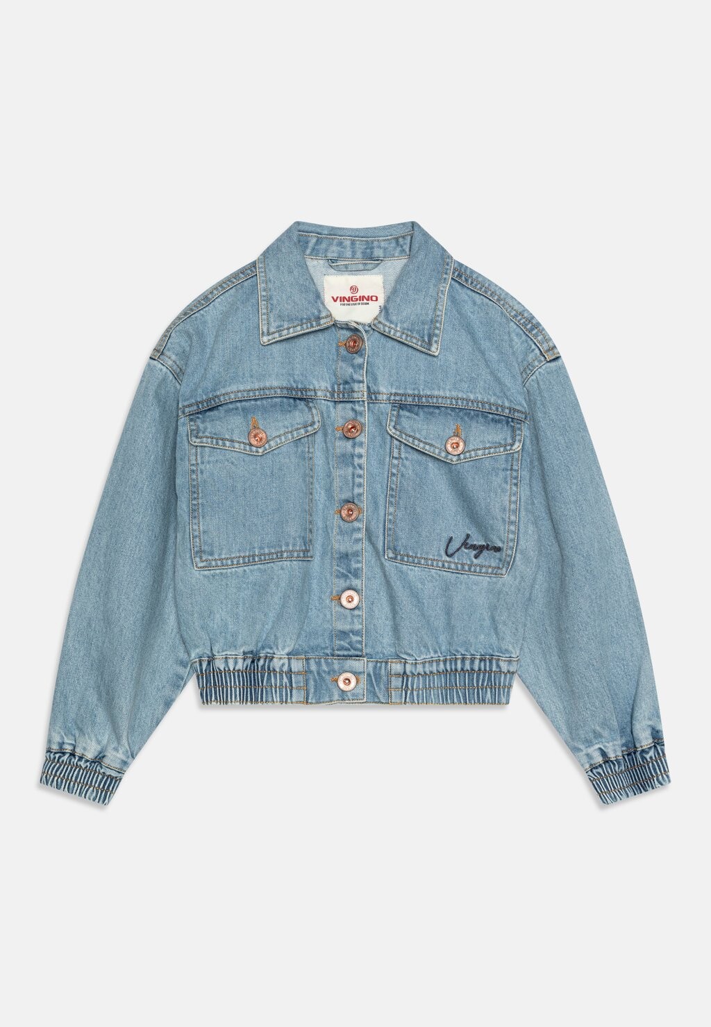 

Джинсовая куртка Tanja Vintage Vingino, цвет light-blue denim