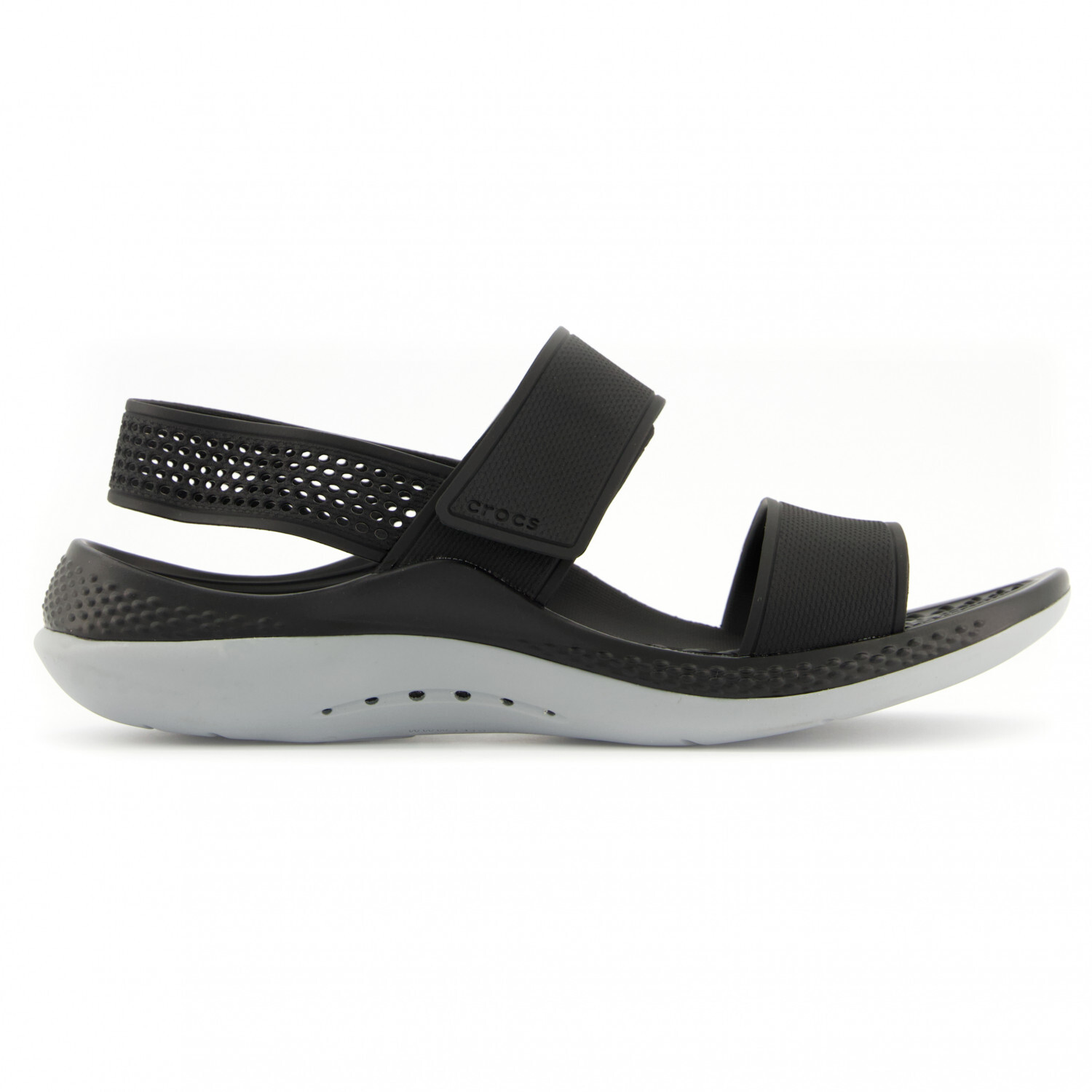 

Сандалии Crocs Women's Literide 360 Sandal, цвет Black/Light Grey