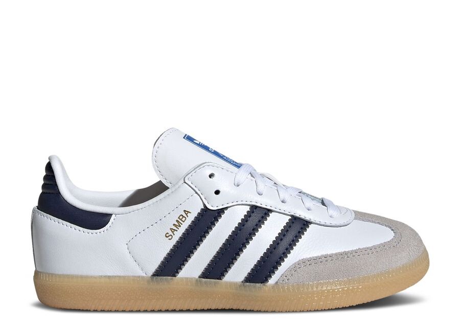 

Кроссовки adidas Samba OG C, цвет White Collegiate Navy Gum