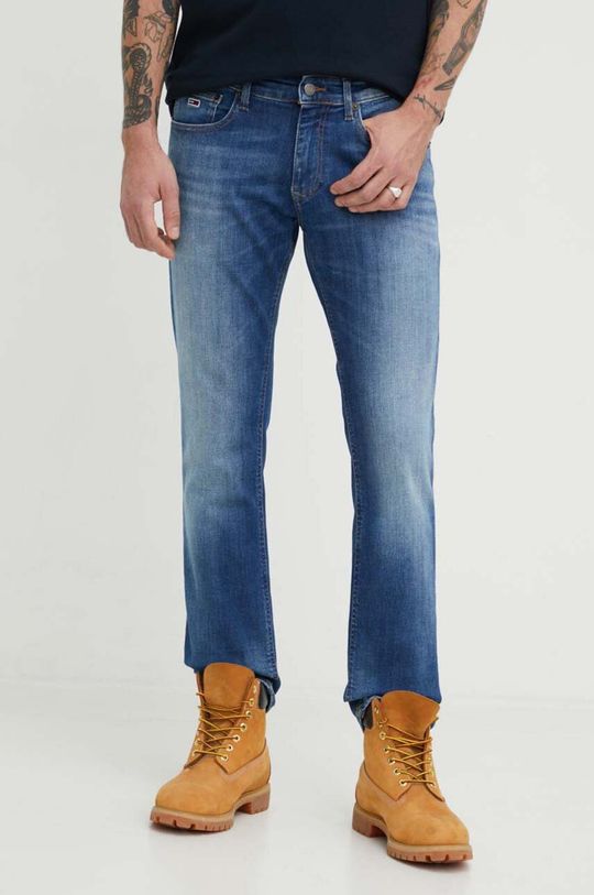 Скантонские джинсы Tommy Jeans, темно-синий цена и фото