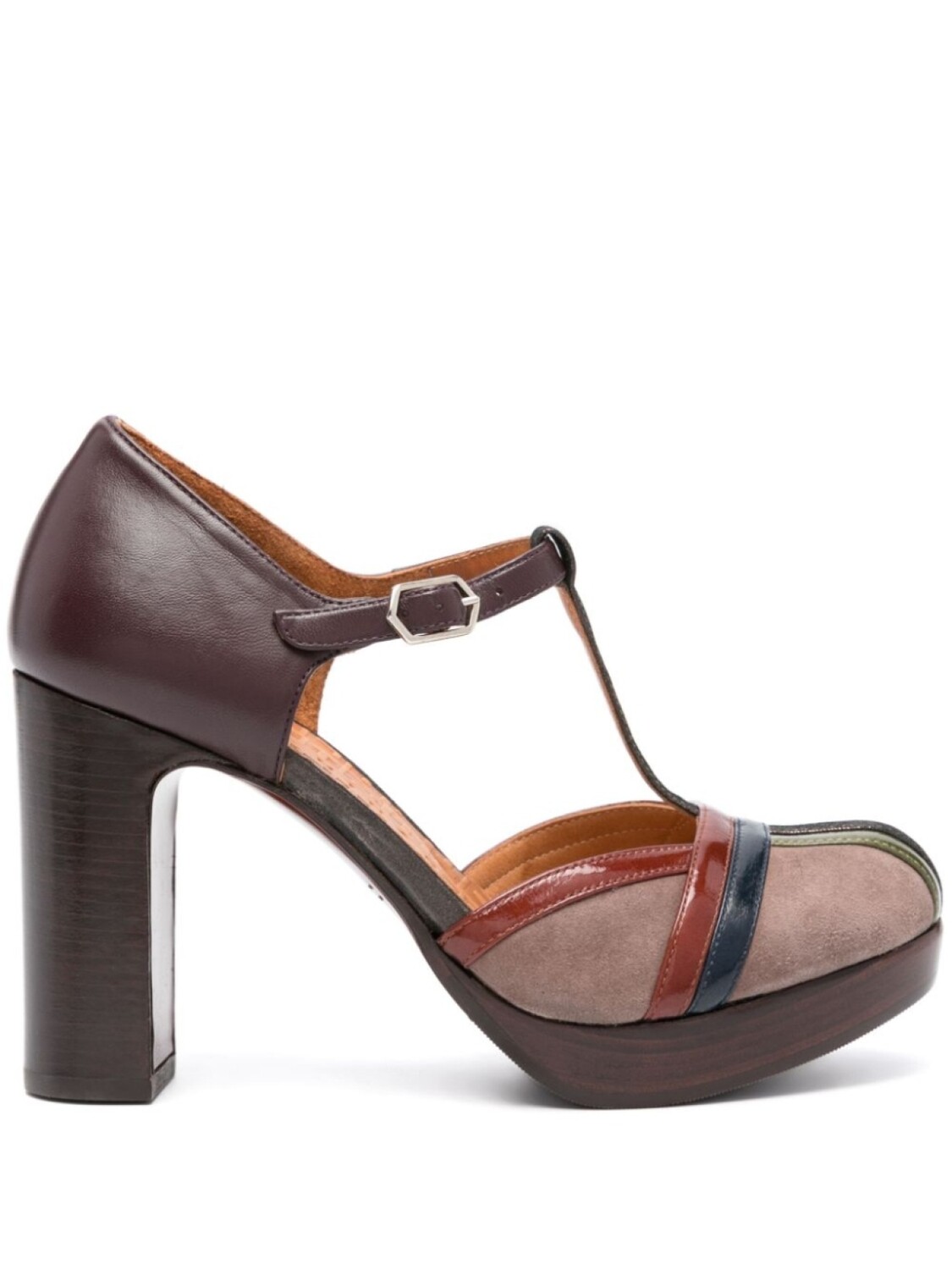 

Chie Mihara Yarmin 100mm leather pumps, коричневый