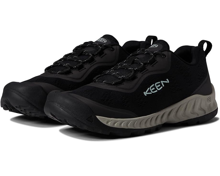 Походные ботинки KEEN Nxis Speed, цвет Black/Blue Glass