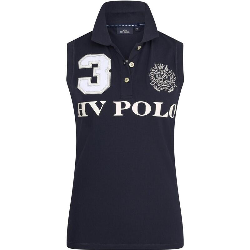 

Женская рубашка-поло без рукавов Favoritas темно-синяя HV POLO, цвет blau