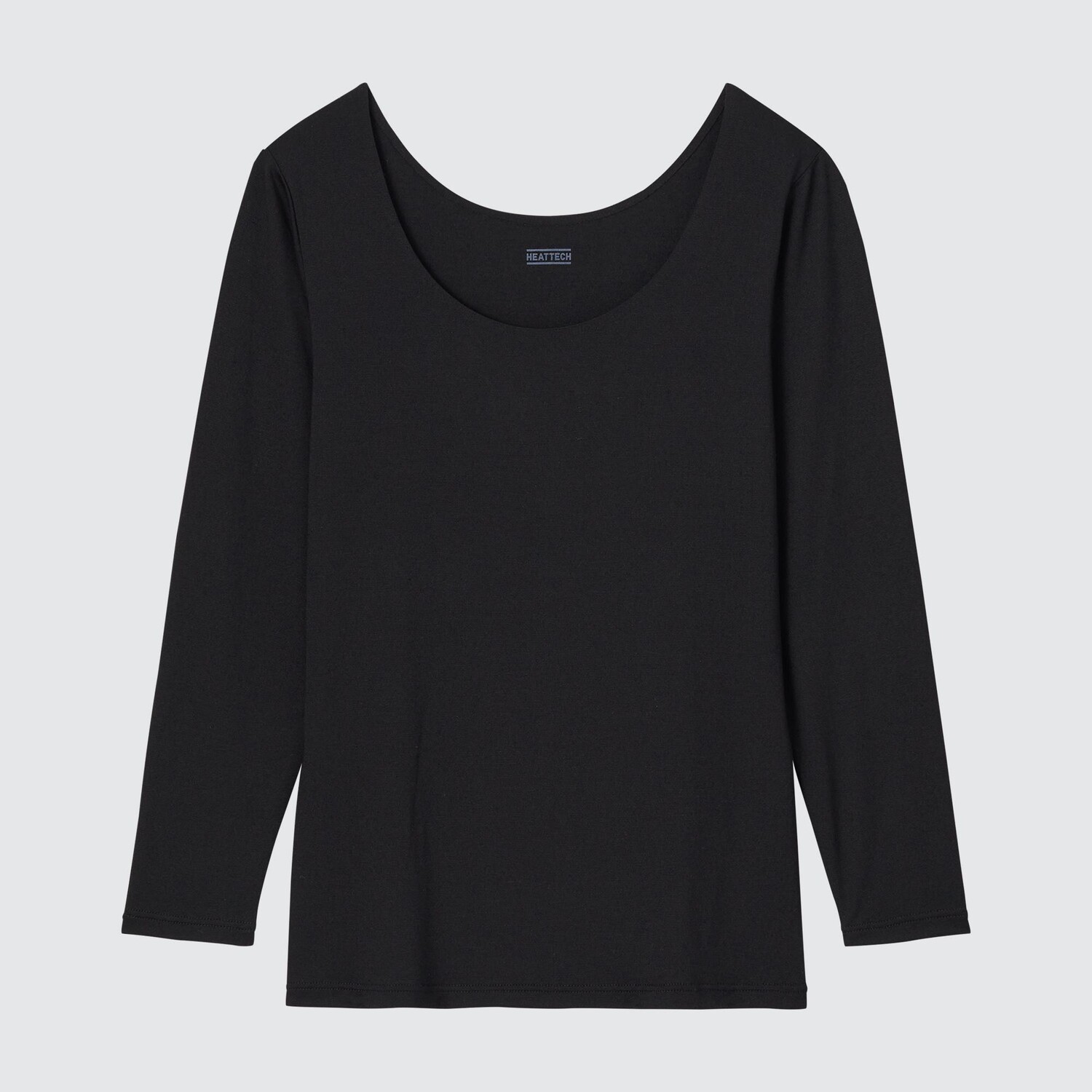 

Термофутболка Uniqlo Heattech с открытой шеей, черный