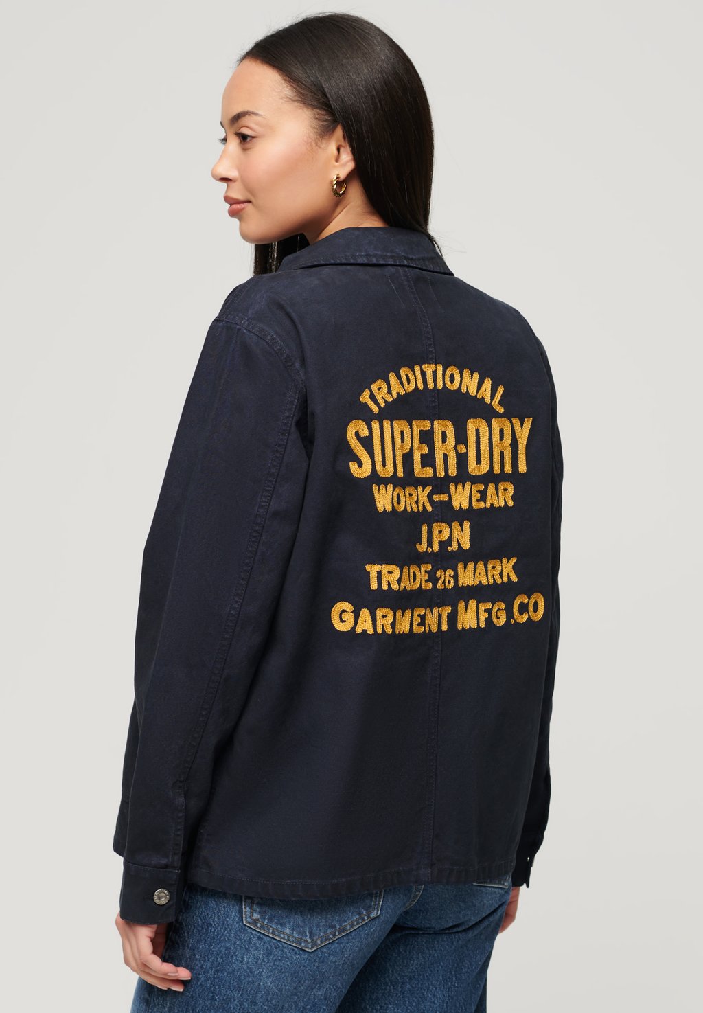 Джинсовая куртка CHORE Superdry, синий