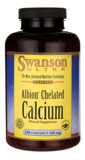 Swanson, Хелат кальция Альбион 180 мг, 180 капсул хелат кальция биомастер 10 г