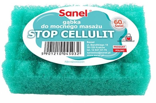 Сильная массажная губка Sanel, Stop Cellulite