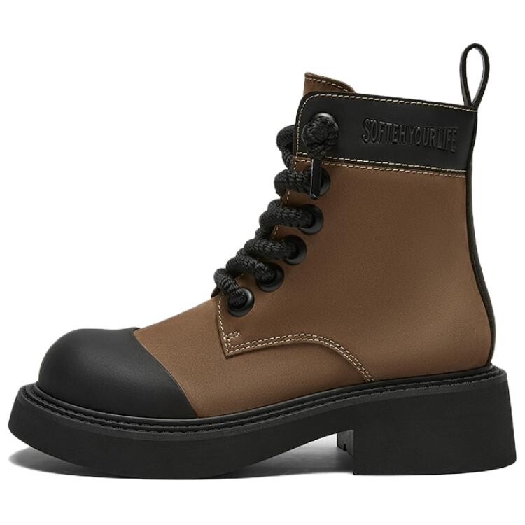 

Ботинки Martin Boot женские Basto, цвет Brown/black velvet
