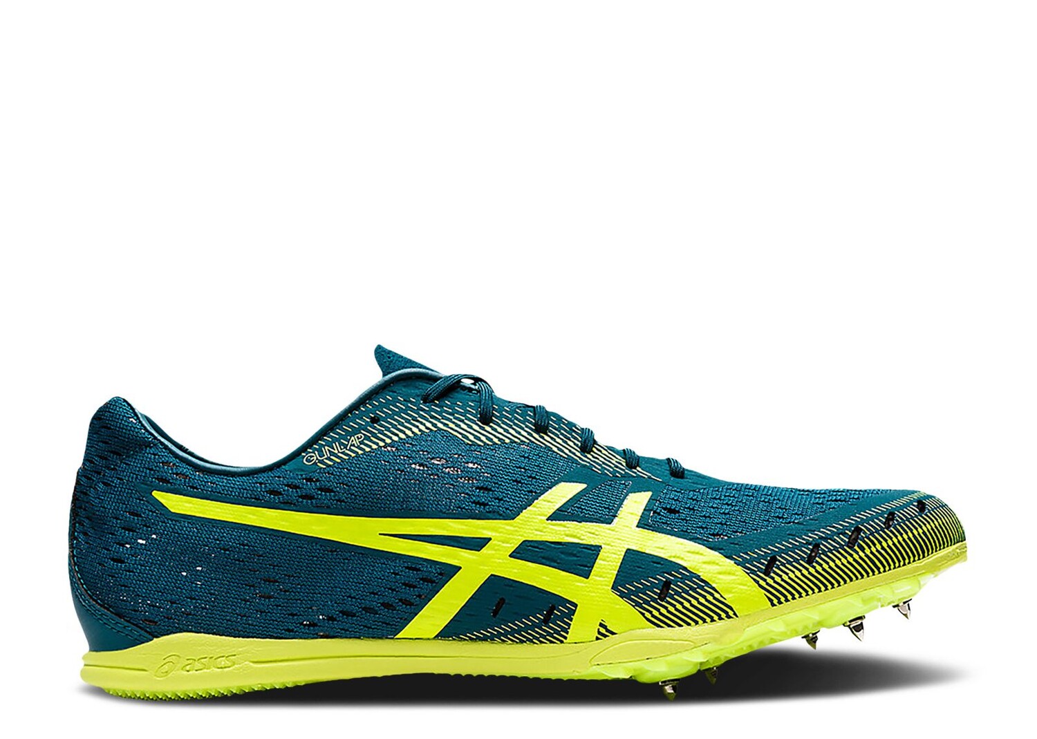 

Кроссовки ASICS Gun Lap 2 'Velvet Pine Safety Yellow', зеленый