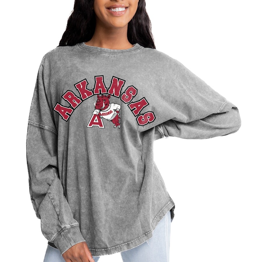 

Футболка с длинным рукавом Gameday Couture Arkansas Razorbacks, серый