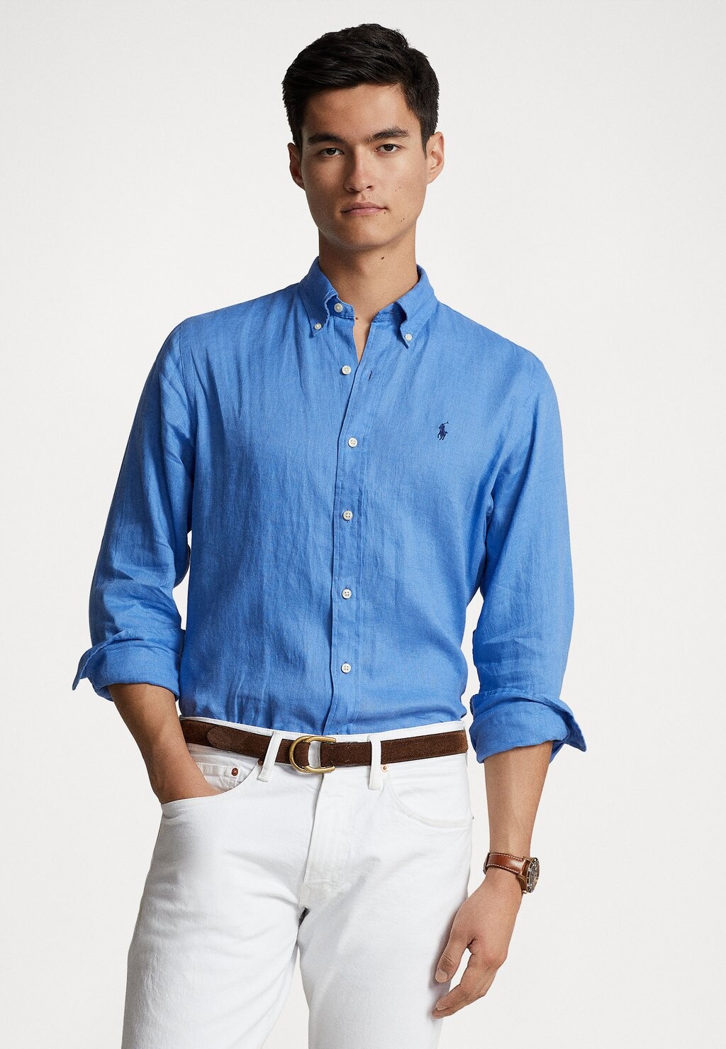 

Рубашка Long Sleeve Sport Polo Ralph Lauren, цвет summer blue