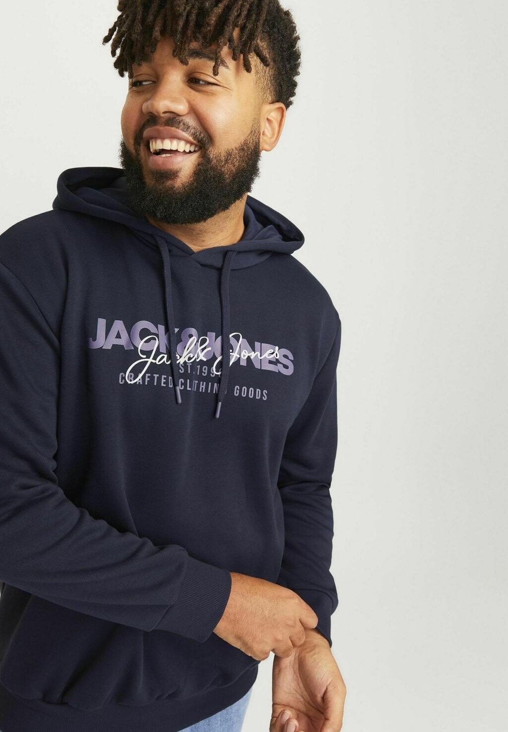 

Толстовка с капюшоном Jack & Jones, темно-синий