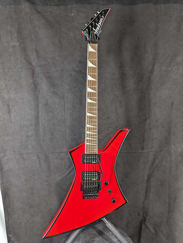 цена Электрогитара Jackson X Series Kelly KEX Ferrari Red w/ Black Bevels Electric Guitar