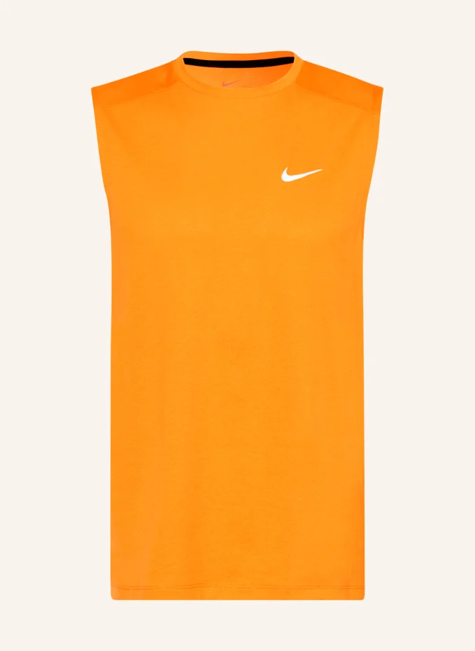 

Беговой топ dri-fit run division rise 365 с сеткой Nike, оранжевый