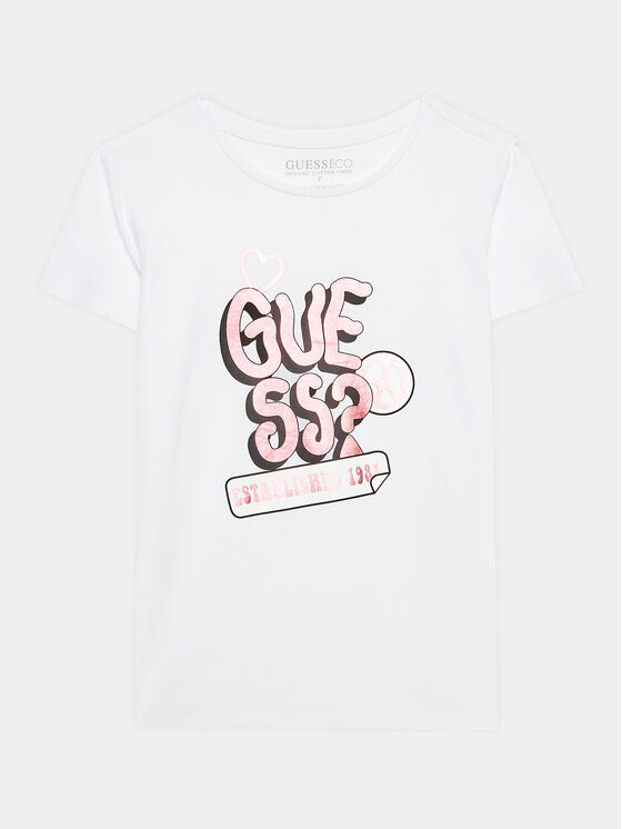 

Футболка стандартного кроя Guess, белый