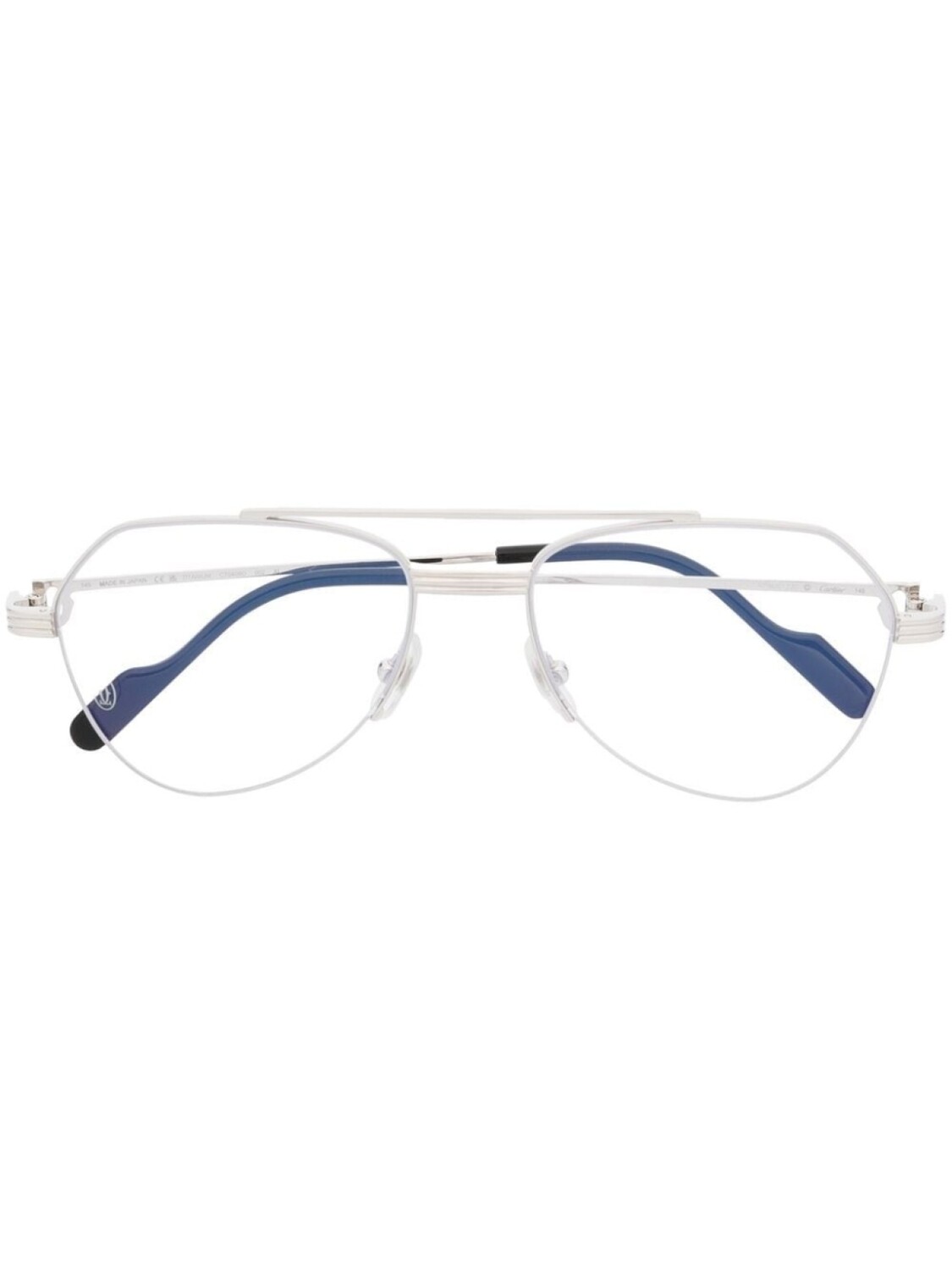 

Cartier Eyewear очки-пилоты C de Cartier, серебристый