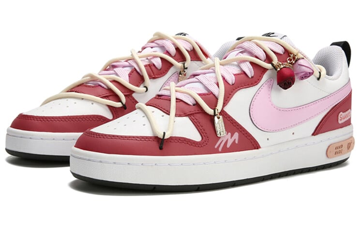 

Женские кроссовки для скейтбординга Nike Court Borough Low, Red/Pink