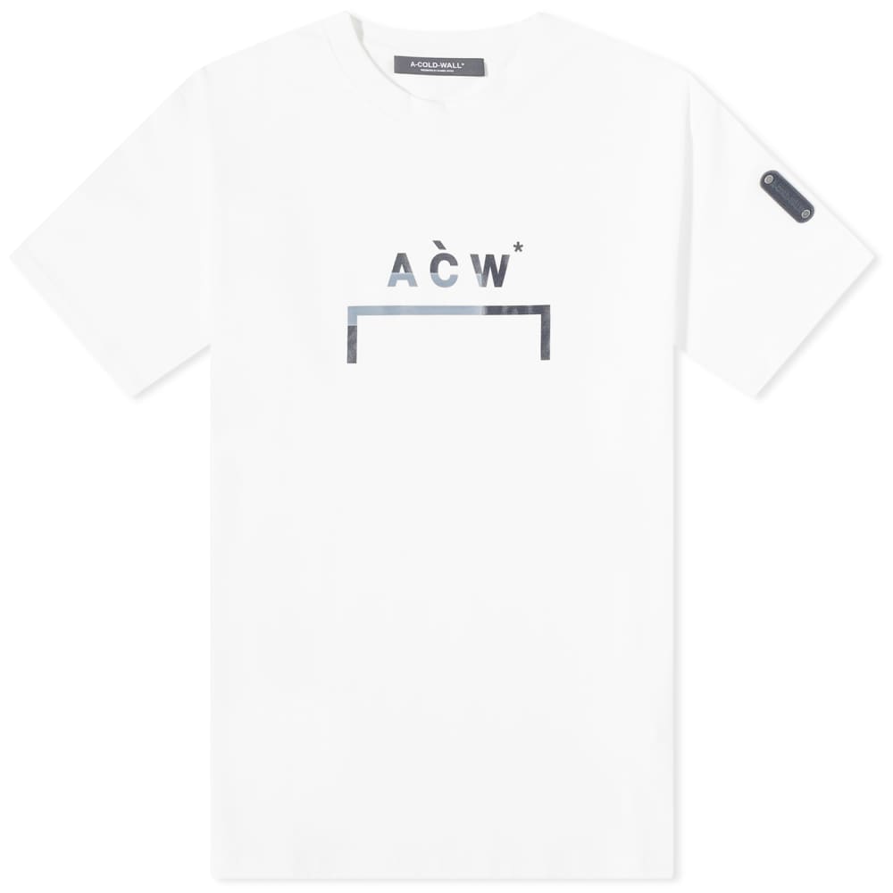 Футболка A-COLD-WALL* Strata Bracket, белый футболка a cold wall хлопок размер s белый
