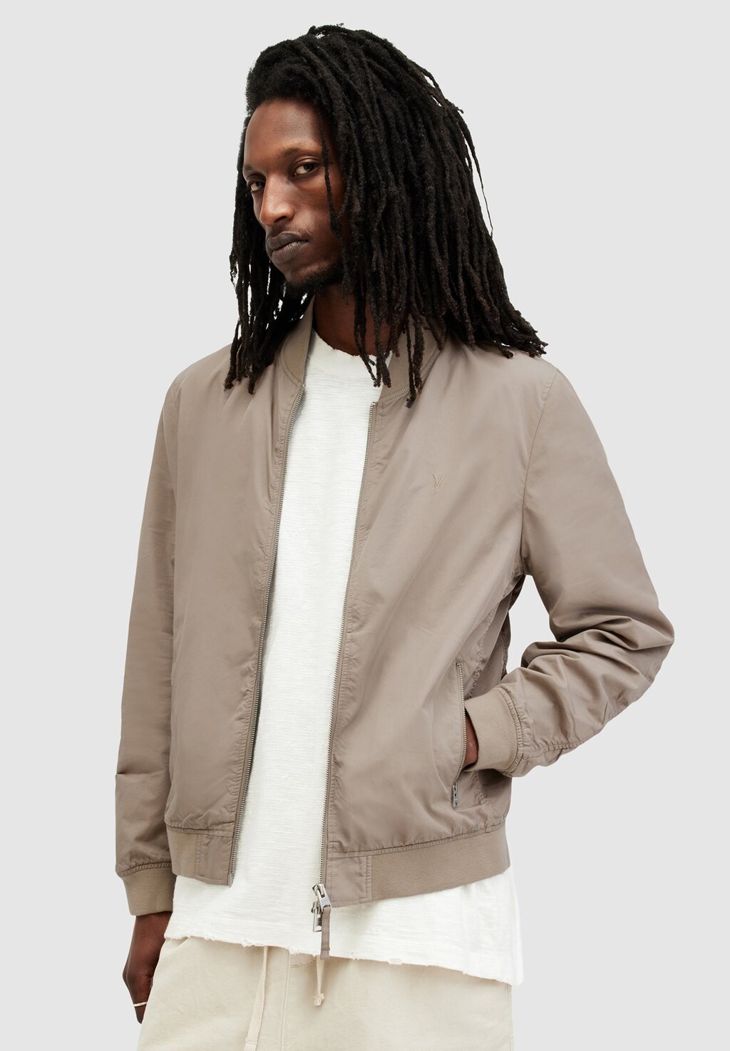 

Куртка-бомбер BASSETT AllSaints, коричневый