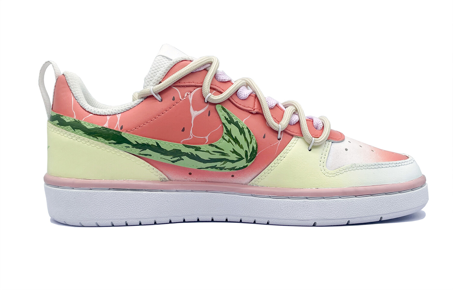 

Кроссовки Nike Court Borough Skateboarding Shoes Women's Low-top Green, розовый
