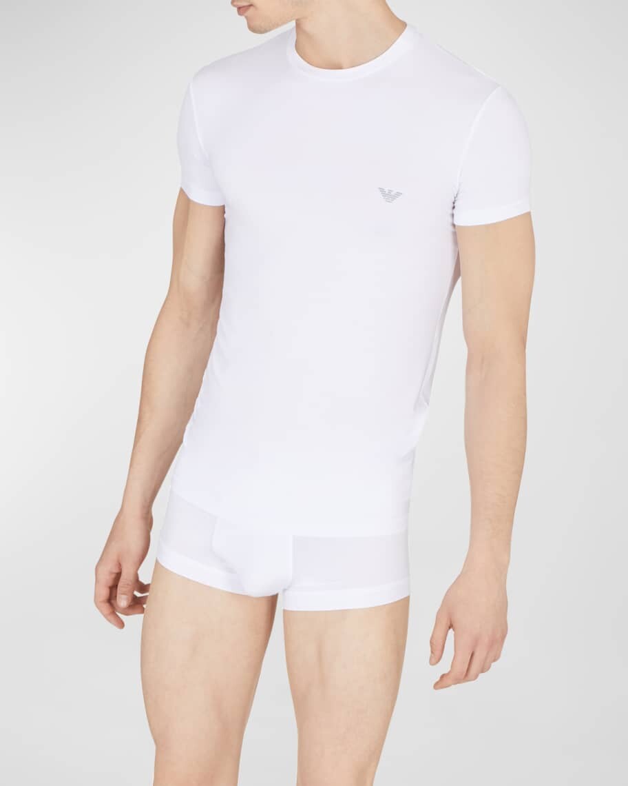 

Мужская футболка из мягкого модала Emporio Armani, Оранжевый