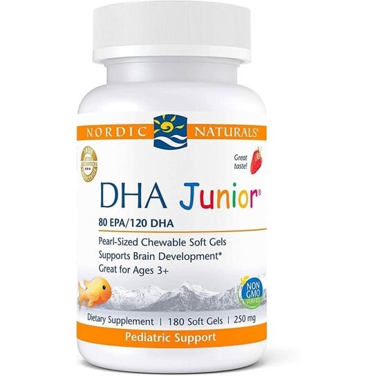 

Nordic Naturals, DHA Junior 250 мг, 180 капсул.