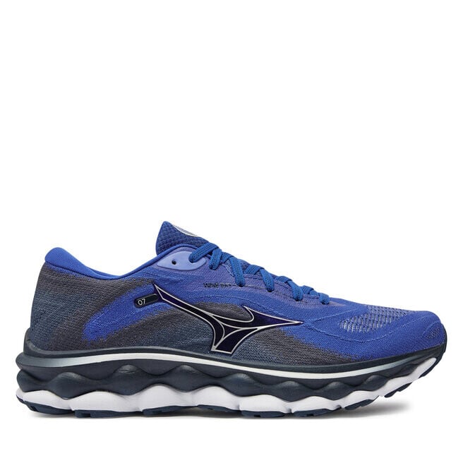 

Кроссовки Mizuno Wave Sky 7 J1GC2302 Surf The Web/Silver/Dress Blues 54, темно-синий