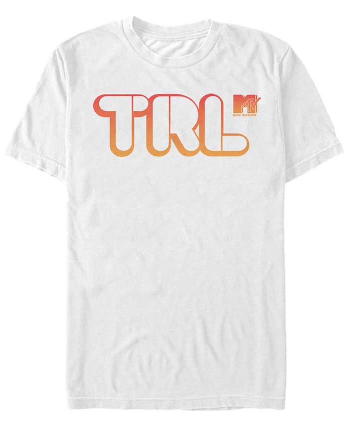 цена Мужская оранжевая футболка с коротким рукавом и логотипом MTV Total Request Live Fifth Sun, белый