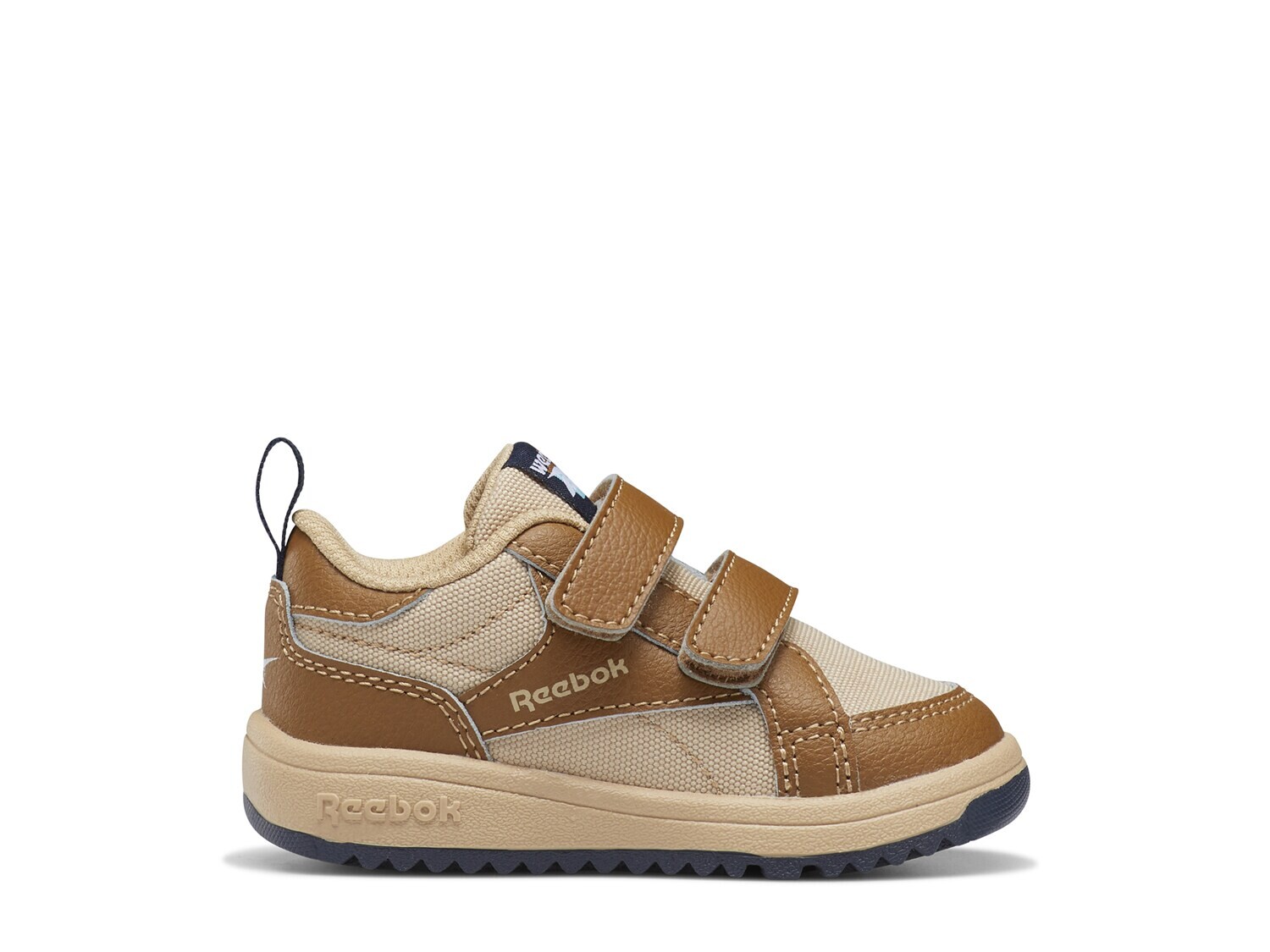 

Кроссовки детские Reebok Weebok Low Heritage Court с застежкой, темно-коричневый