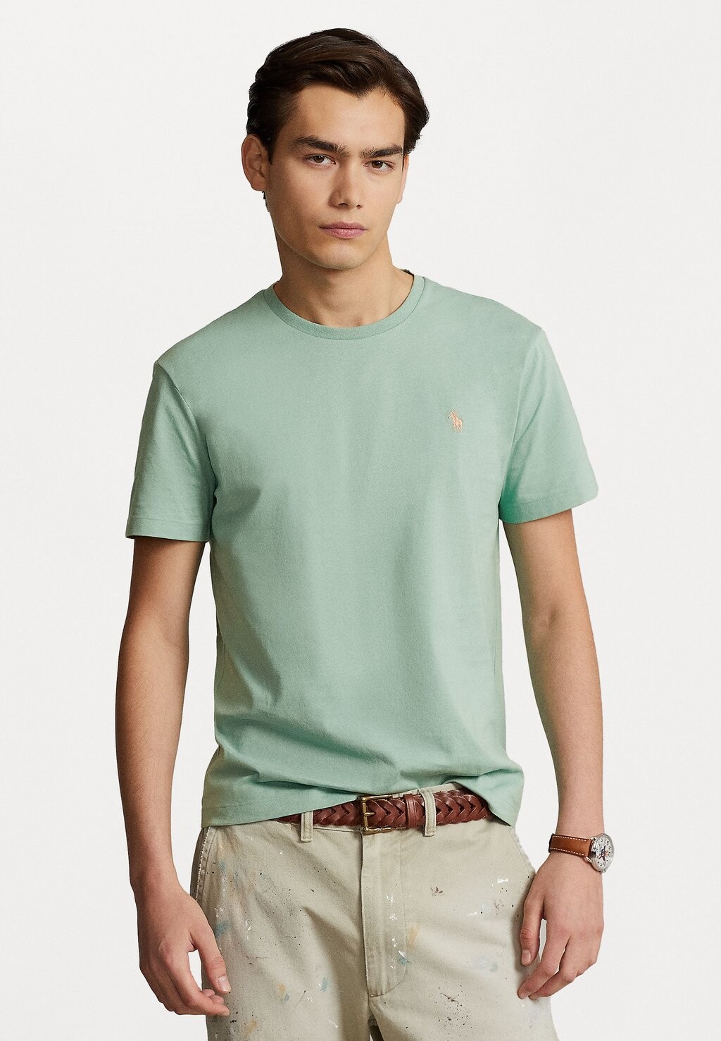 

Базовая футболка КОРОТКИЙ РУКАВ Polo Ralph Lauren, эссекский зеленый