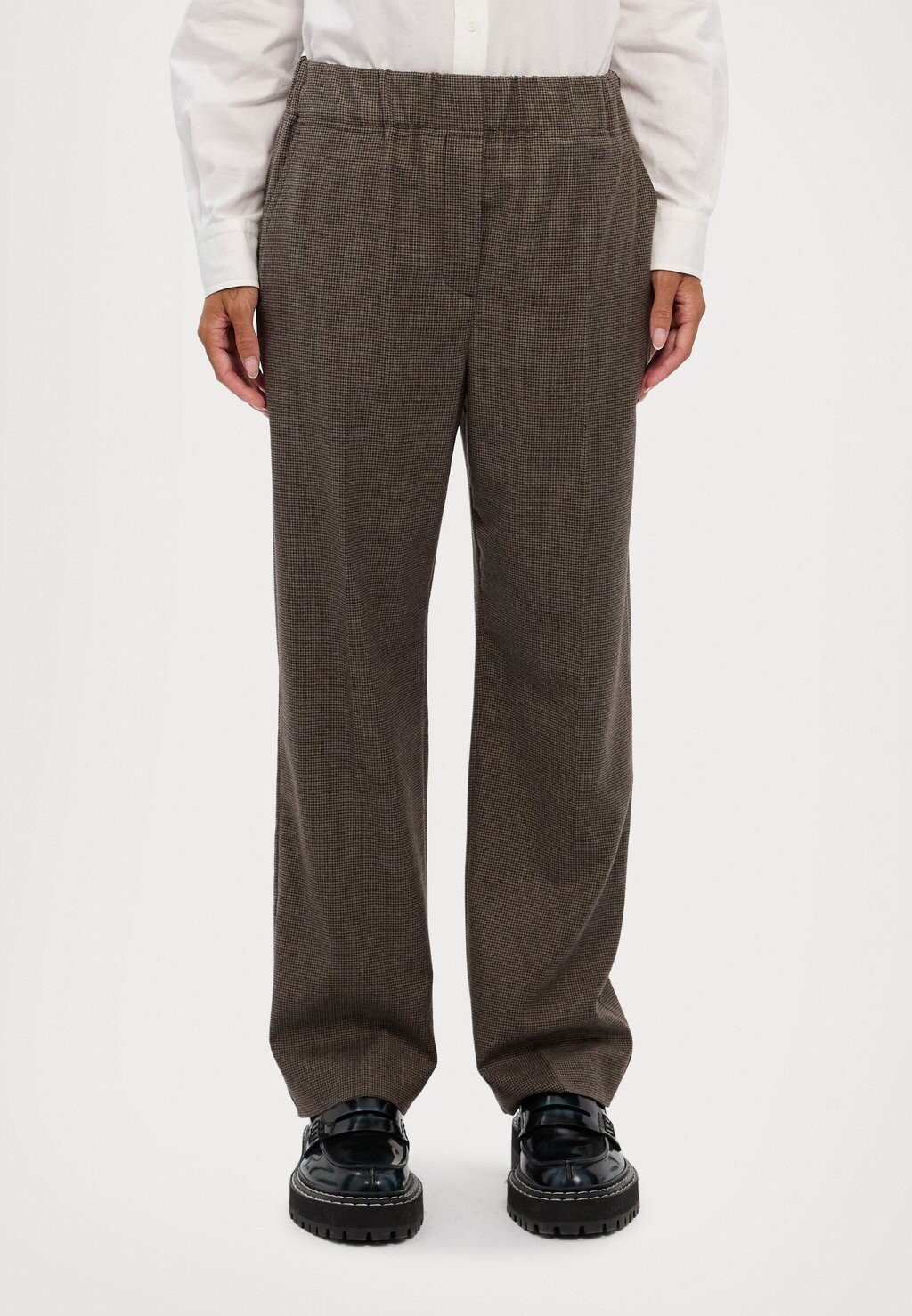 

Тканевые брюки HATELEY WEEKEND MaxMara, коричневый