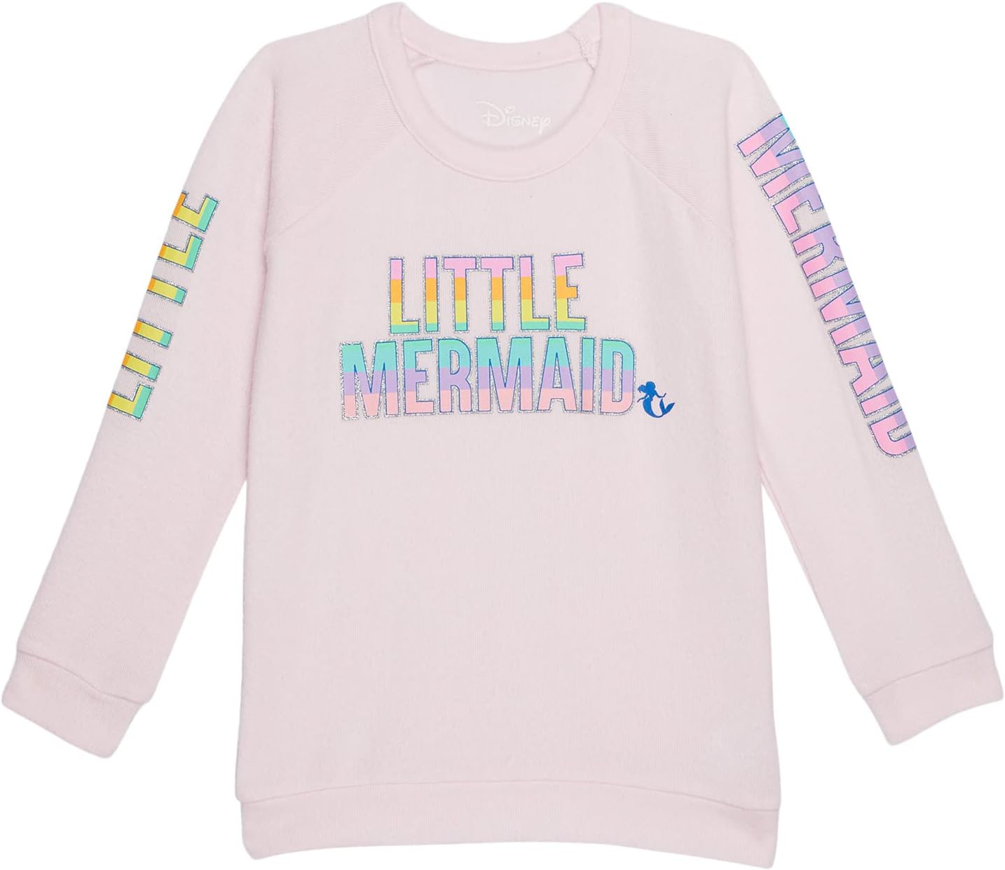 

Толстовка Chaser Little Mermaid Rainbow Recycled Bliss Knit Pullover, цвет Ribbon