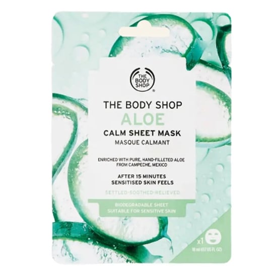 цена Успокаивающая тканевая маска для лица, алоэ, 18 мл The Body Shop, Sheet Mask