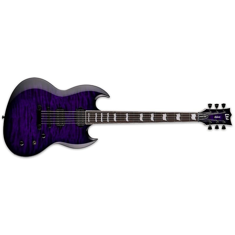 

Электрогитара ESP LTD Viper-1000 QM See Thru Purple Sunburst Viper 1000 - BRAND NEW - Electric Guitar