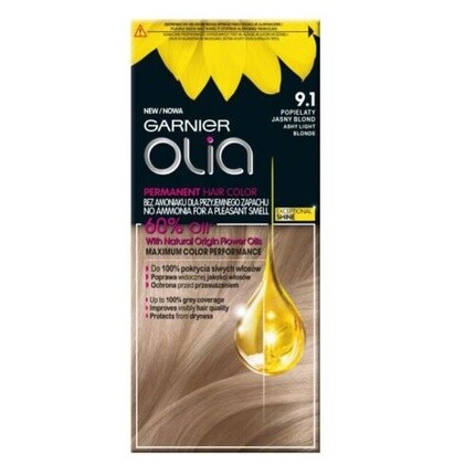 

Краска для волос Olia №9.1 Пепельный Светло-русый, Garnier