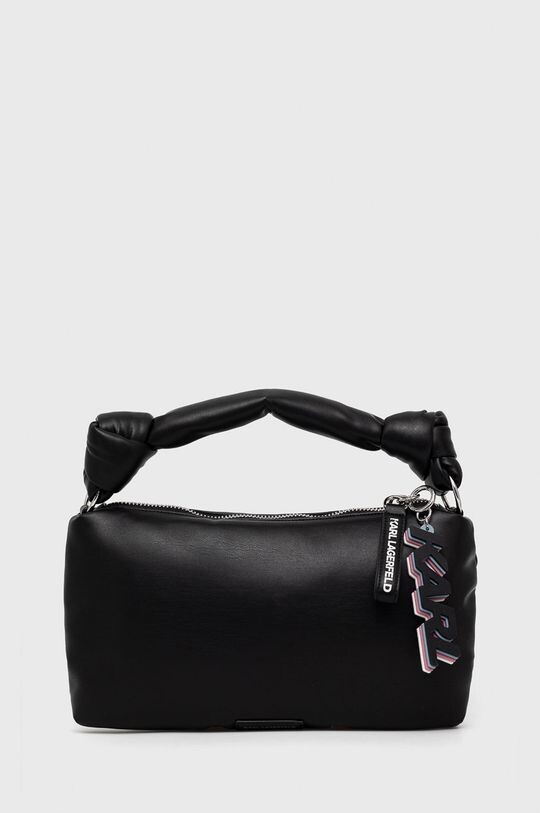 

Кожаная сумка 225W3057 Karl Lagerfeld, черный