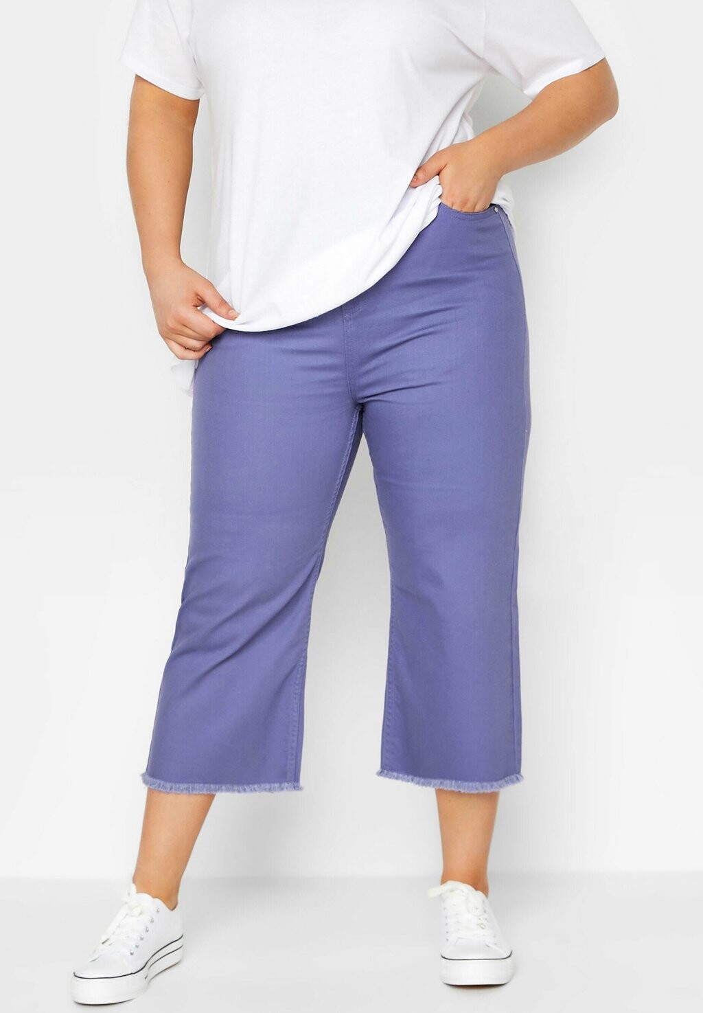 

Джинсы прямого кроя Yours Clothing, фиолетовый
