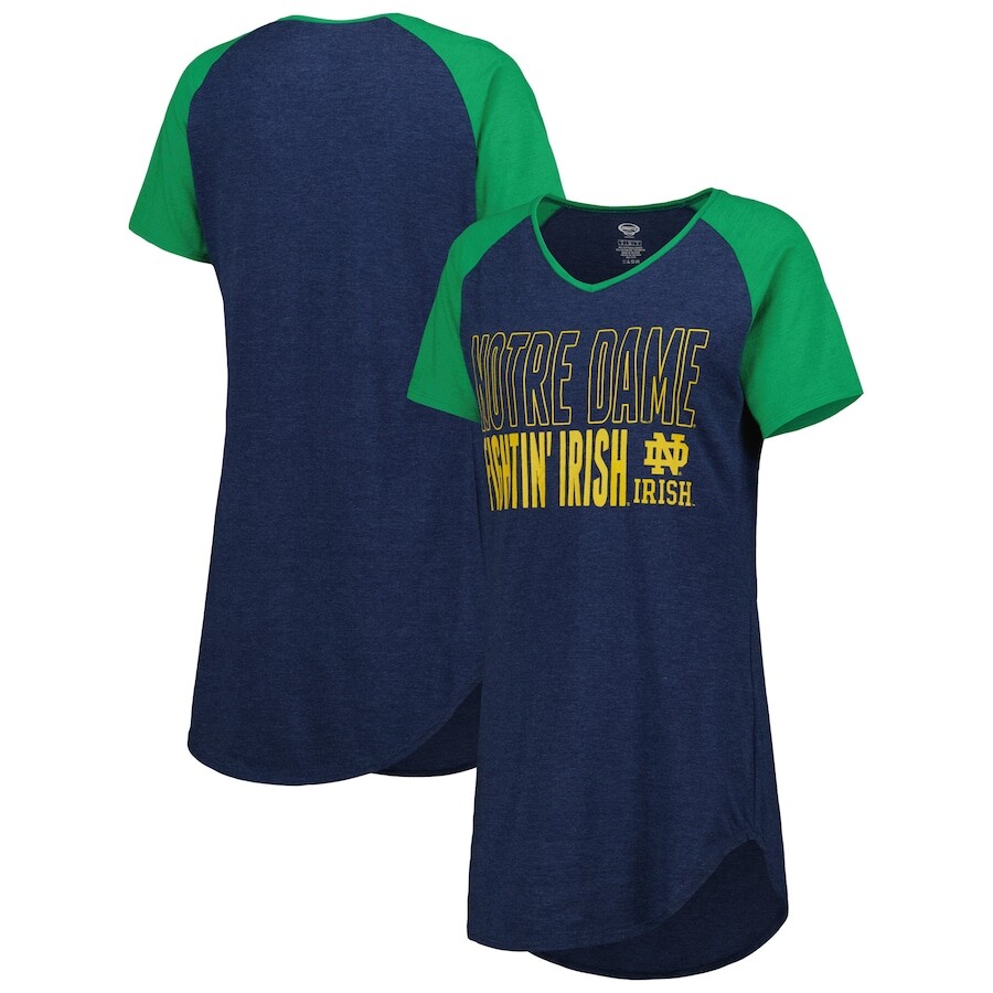 

Ночная рубашка Concepts Sport Notre Dame Fighting Irish, нави