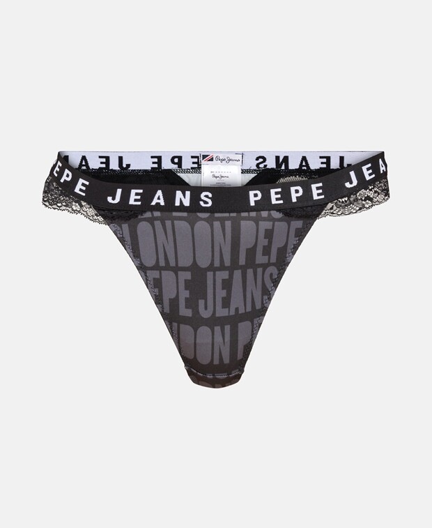 

Стринги Pepe Jeans, черный