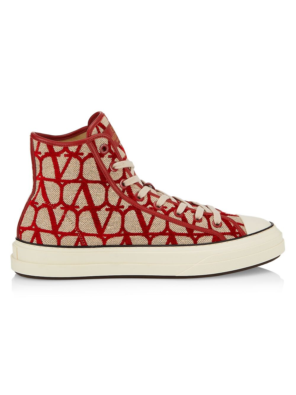 

Высокие кроссовки Toile Iconographe Valentino Garavani, красный